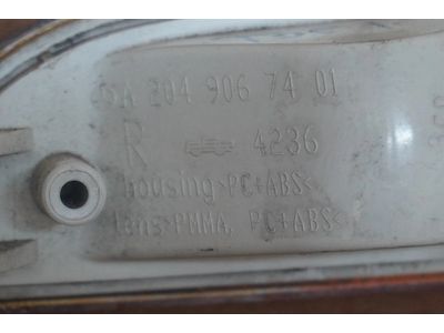 2012 Mercedes-Benz C250 Turn Signal Lights - 204-906-74-01
