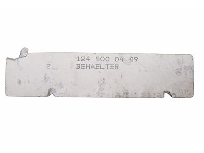1992 Mercedes-Benz 500E Coolant Reservoir - 124-500-04-49
