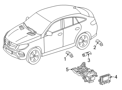 Mercedes-Benz 222-905-44-00-9999 Transmitter
