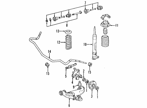 Mercedes-Benz 129-330-05-25 Hub & Bearing