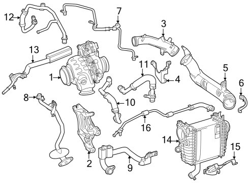 Mercedes-Benz 000-990-30-24 Turbocharger Lower Bolt