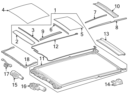 Mercedes-Benz 000-990-36-35 Panoramic Assembly Nut