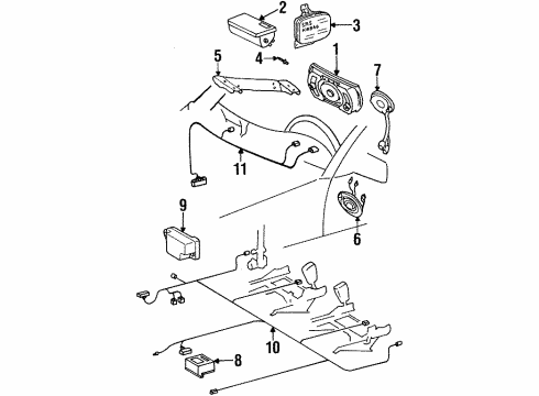 Mercedes-Benz 140-860-05-05 Inflator Module