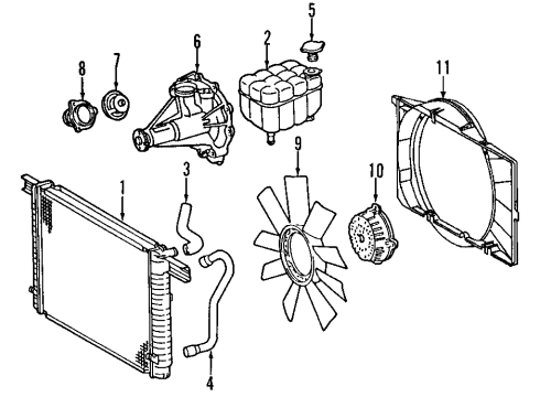 Mercedes-Benz 120-201-02-80 Water Pump Gasket