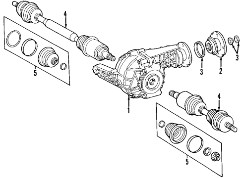Mercedes-Benz 163-410-03-01-39 Drive Shaft