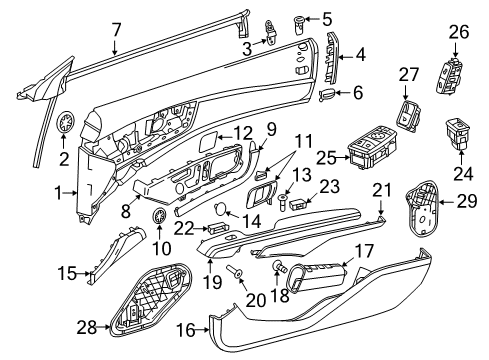 Mercedes-Benz 231-905-56-02 Seat Switch