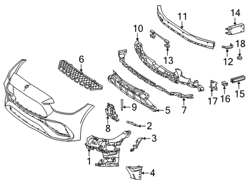 Mercedes-Benz 094-990-19-03 Lower Absorber Bolt