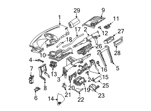 Mercedes-Benz 210-682-00-04 Insulation