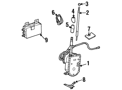 Mercedes-Benz 140-820-01-91-9040 Upper Seal