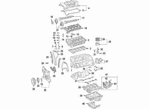 Mercedes-Benz 271-014-00-04 Rear Main Seal Retainer