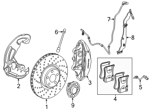 Mercedes-Benz 231-421-13-12-07 Rotor