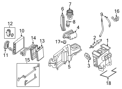 Mercedes-Benz 212-830-15-16 A/C Hoses