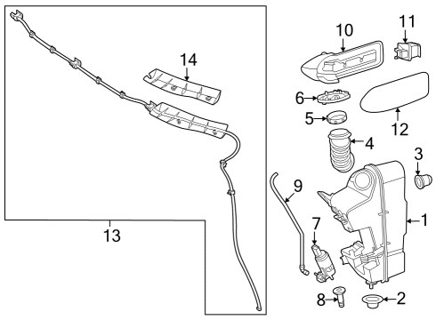 Mercedes-Benz 296-869-07-00 Cover Bracket