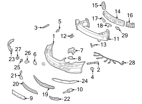 Mercedes-Benz 230-885-05-53 Outer Grille