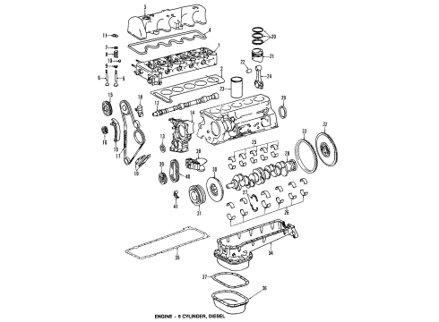 Mercedes-Benz 617-090-06-80 Upper Spring Retainer
