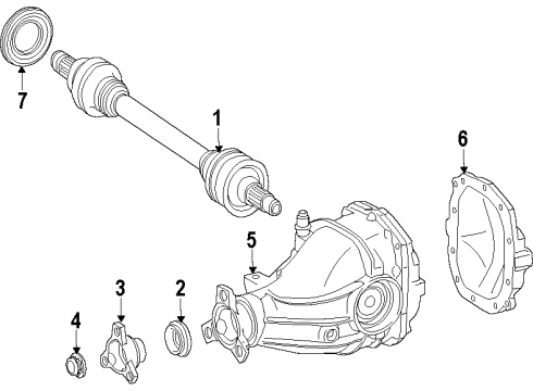 Mercedes-Benz 204-410-59-06 Propeller Shaft