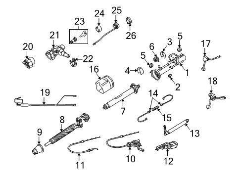 Mercedes-Benz 202-545-01-14 Back-Up Switch
