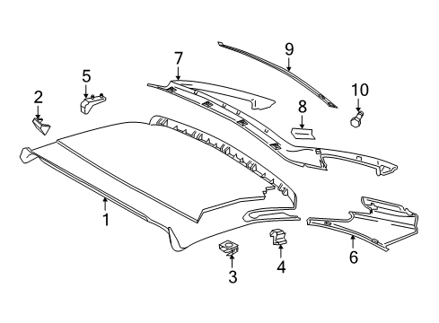 Mercedes-Benz 230-810-00-20-8K18 Sunshade