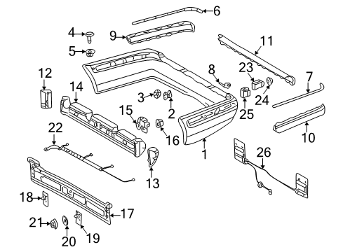 Mercedes-Benz 211-540-93-08 Harness