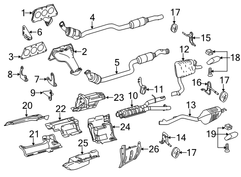 Mercedes-Benz 212-490-33-20-80 Front Pipe
