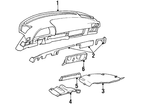 Mercedes-Benz 126-680-29-71 Woodgrain