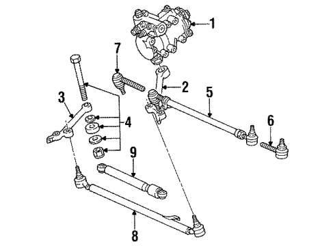 Mercedes-Benz 126-460-13-80-80 Power Steering Pump