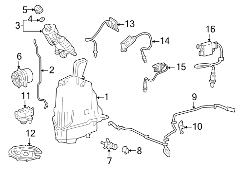 Mercedes-Benz 654-142-17-00 EGR Valve Gasket