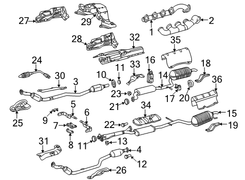 Mercedes-Benz 220-490-09-21 Muffler