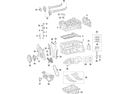 Mercedes-Benz 254-037-20-00 Piston Pin