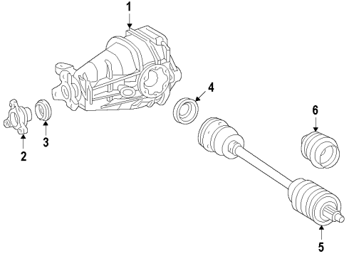 Mercedes-Benz 216-410-10-06 Drive Shaft