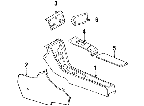 Mercedes-Benz 124-680-13-89 Shift Plate