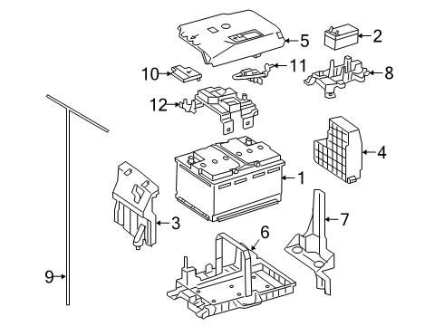 Mercedes-Benz 177-540-65-00 Positive Cable