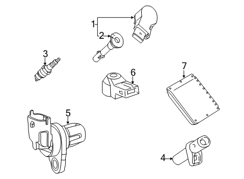 2010 Mercedes-Benz GLK350 Ignition System