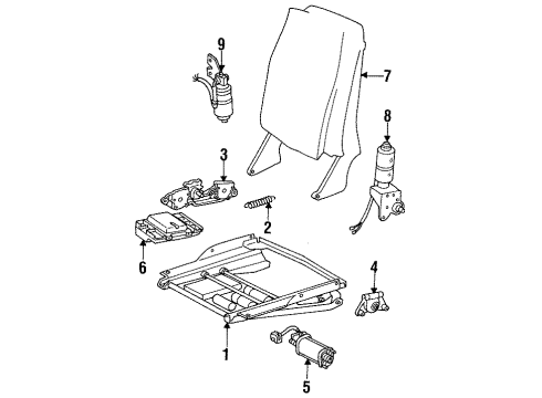 1994 Mercedes-Benz E420 Tracks & Components