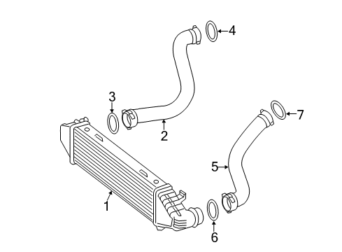 2013 Mercedes-Benz C250 Intercooler