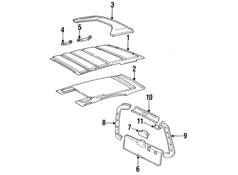 1995 Mercedes-Benz E320 Interior Trim