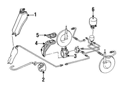 1993 Mercedes-Benz 300CE Auto Leveling Components