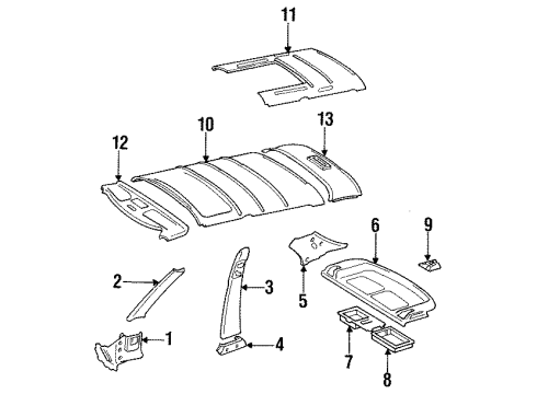 1987 Mercedes-Benz 300SDL Interior Trim