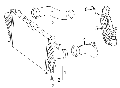 Air Hose Diagram for 166-528-00-00