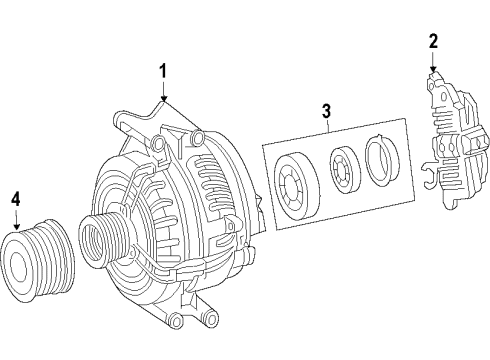 2010 Mercedes-Benz GLK350 Alternator