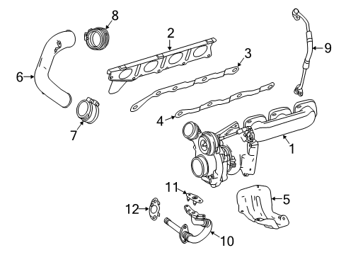 2015 Mercedes-Benz S550 Turbocharger