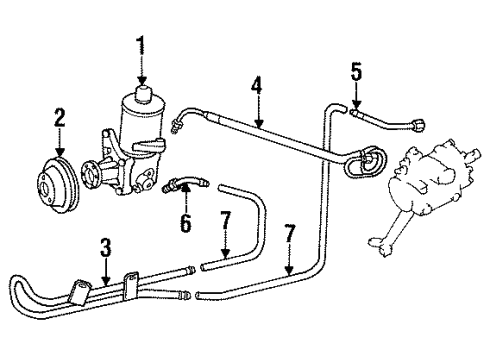 Cooling Pipe Diagram for 201-460-18-24