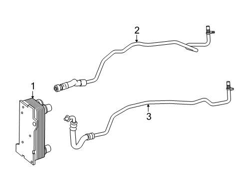 2016 Mercedes-Benz S550e Trans Oil Cooler
