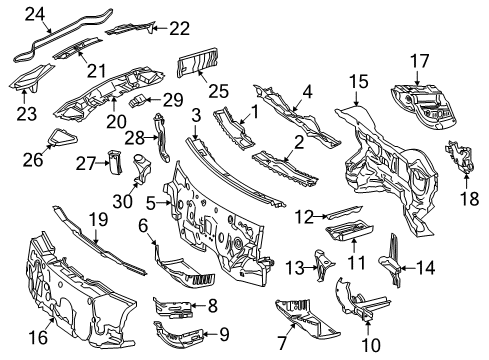 Intake Cover Diagram for 246-830-06-13
