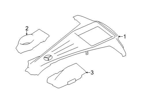 2017 Mercedes-Benz SL550 Engine Appearance Cover