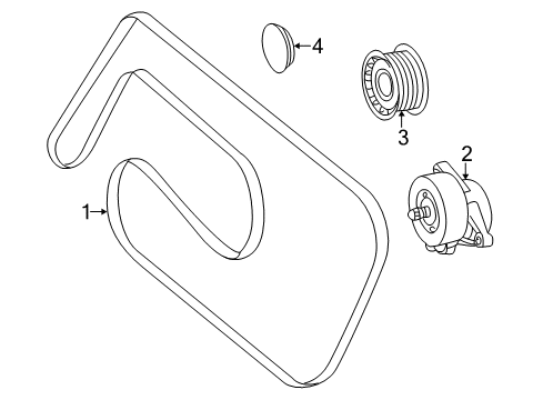 2004 Mercedes-Benz SL500 Belts & Pulleys