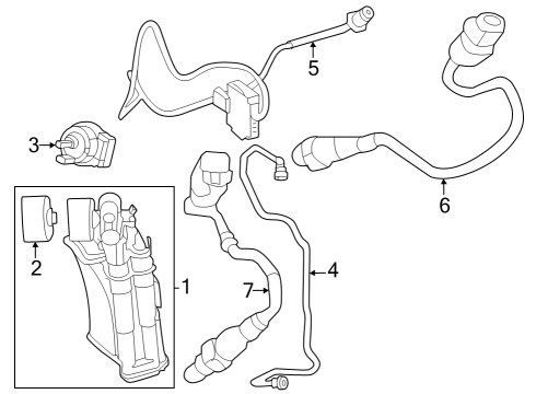 2023 Mercedes-Benz GLC300 Emission Components