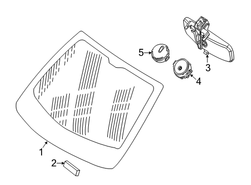 Rain Light Sensor Diagram for 453-905-38-00