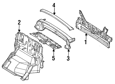 1995 Mercedes-Benz E320 Rear Panels
