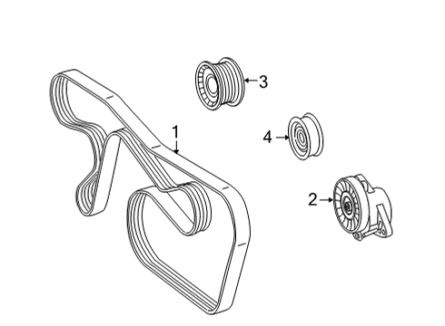 2012 Mercedes-Benz G550 Belts & Pulleys